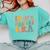 Retro Groovy In My Master's Degree Era Graduation Master Comfort Colors Sweatshirt Chalky Mint