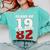 Reunion 1982 Class Of 1982 Reunion 82 Graduation 1982 Comfort Colors Sweatshirt Chalky Mint