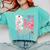 You RN Good Hands Cute Nurse Nursing Student Graduation Comfort Colors Sweatshirt Chalky Mint