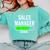 Sales Manager Loading Graduation Graduate New Job Comfort Colors Sweatshirt Chalky Mint