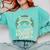 Sarcastic Saying Oh Look Nobody Cares Humor Introverts Comfort Colors Sweatshirt Chalky Mint