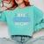 Say Goodbye To Junior High School Fun Graduation Comfort Colors Sweatshirt Chalky Mint
