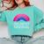 Secretly Bisexual Bi Introvert Bi Pride Antisocial LGBTQ Comfort Colors Sweatshirt Chalky Mint