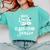 Senior 2018 Graduate Shirt Graduation College Retro Style Comfort Colors Sweatshirt Chalky Mint