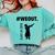 Senior 2019 Grad College High School Graduation Comfort Colors Sweatshirt Chalky Mint