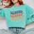 SENIOR 2023 Retro Class Of 2023 Seniors Graduation 23 Hippie Comfort Colors Sweatshirt Chalky Mint