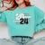 Senior 2024 Graduation Class Of 2024 Senior Women Boy Girl Comfort Colors Sweatshirt Chalky Mint