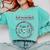 Senior 2025 Classic Rock Graduation We Salute You Comfort Colors Sweatshirt Chalky Mint