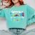 Senior 2025 Graduation My Last First Day Of Class Of 2025 Comfort Colors Sweatshirt Chalky Mint