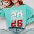 Senior 2026 Class Of 2026 Graduation 2026 Senior 26 Graduate Comfort Colors Sweatshirt Chalky Mint