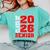 Senior 2026 Class Of 2026 Graduation Comfort Colors Sweatshirt Chalky Mint