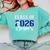 Senior 2026 Class Of 2026 Graduation 2026 Comfort Colors Sweatshirt Chalky Mint