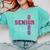 Senior 2026 Class Of 2026 Graduation 2026 Pink Girl Women Comfort Colors Sweatshirt Chalky Mint