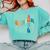 Senior 2026 Class Of 2026 Retro Groovy Graduation Grad Women Comfort Colors Sweatshirt Chalky Mint