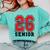 Senior 2026 Class Of 2026 School Graduation 2026 Merch Comfort Colors Sweatshirt Chalky Mint