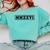 Senior 2026 MMXXVI Graduate Class Of 2026 Graduation Comfort Colors Sweatshirt Chalky Mint