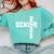 Senior 2026 Soccer Player Class Of 2026 Senior Graduation Comfort Colors Sweatshirt Chalky Mint