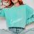 Senior 2027 Class Of 2027 Shirt Graduation Comfort Colors Sweatshirt Chalky Mint