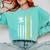 Senior 26 Class Of 2026 American Flag Graduation 2026 Comfort Colors Sweatshirt Chalky Mint