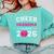 Senior Cheerleader Grandma Cheer Class Of 2026 Graduation Comfort Colors Sweatshirt Chalky Mint