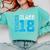 Senior Class 18 Shirt Graduation Apparel T-Shirt Comfort Colors Sweatshirt Chalky Mint
