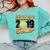 Senior Class Of 2019 Tshirt Graduation School Volleyball Comfort Colors Sweatshirt Chalky Mint