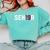 Senior Class Of 2019 Graduation Shirt Graduate Comfort Colors Sweatshirt Chalky Mint