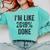 Senior Class 2019 Shirt High School College Graduation Comfort Colors Sweatshirt Chalky Mint