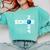 Senior Class Of 2024 Bowling First Day Of School Graduation Comfort Colors Sweatshirt Chalky Mint