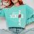 Senior Class Of 2024 Football Graduation Party Favors 2024 Comfort Colors Sweatshirt Chalky Mint