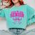 Senior Class Of 2026 Coquette Pink Bow Graduation 2026 Comfort Colors Sweatshirt Chalky Mint