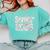 Senior Class Of 2026 Graduation 2026 Coquette Pink Bow Cute Comfort Colors Sweatshirt Chalky Mint