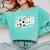 Senior Dad Class Of 2026 Soccer Ball Graduation Comfort Colors Sweatshirt Chalky Mint