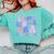 In My Senior Era Class Of 2025 Groovy Senior 2025 Graduation Comfort Colors Sweatshirt Chalky Mint