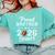 Senior Football Brother Class Of 2026 Graduation Graduate Comfort Colors Sweatshirt Chalky Mint