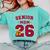 Senior Mom 2026 Proud Senior Mom Class Of 26 For Graduation Comfort Colors Sweatshirt Chalky Mint