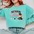 Senior Mom Class Of 2027 Cute Cat Graduation Pink Bows Girls Comfort Colors Sweatshirt Chalky Mint