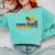 Senior Sunrise 2026 Graduation Cool Retro High School Comfort Colors Sweatshirt Chalky Mint