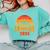 Senior Sunrise Class Of 2026 Graduation Proud Graduate Retro Comfort Colors Sweatshirt Chalky Mint