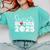 Senior Volleyball Brother 2025 Class Of 2025 Graduation Comfort Colors Sweatshirt Chalky Mint