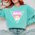 Seniors 2021 For Her Him Retro 21 Graduation Class Comfort Colors Sweatshirt Chalky Mint
