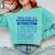 Silent Girls Are Dangerous T For Quiet Introvert Girl Comfort Colors Sweatshirt Chalky Mint