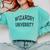 Silly Don'T Call Me WIZARDRY UNIVERSITY Introvert Sarcastic Comfort Colors Sweatshirt Chalky Mint