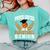 Sister Class Of 2025 Senior Basketball Graduation Family Comfort Colors Sweatshirt Chalky Mint