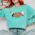 Sloth Graduation Shirt Cute Animal Diploma Grad Comfort Colors Sweatshirt Chalky Mint