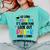 So Long Preschool Pre-K Here I Come Graduation Comfort Colors Sweatshirt Chalky Mint