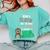 Social Work Student Masters Degree Graduation Comfort Colors Sweatshirt Chalky Mint