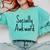 Socially Awkward Introvert Anxious Social Awkwardness Comfort Colors Sweatshirt Chalky Mint Socially Awkward Introvert Anxious Social Awkwardness Comfort Colors Sweatshirt Chalky Mint