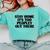 Stay Home It's Too Peopley Out There Sarcastic Introvert Comfort Colors Sweatshirt Chalky Mint