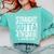 Straight Outta 4th Grade Graduation Class 2026 Fourth Grade Comfort Colors Sweatshirt Chalky Mint